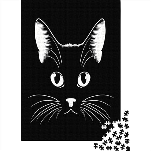 Kat Puzzle 1000 Teile Erwachsener Kniffel Spaß Für Die Ganze Familie - Abwechslungsreiche 1000 Puzzleteilige Motive Puzzle Erwachsene, Puzzel 1000pcs (75x50cm) von LeHuaiMa