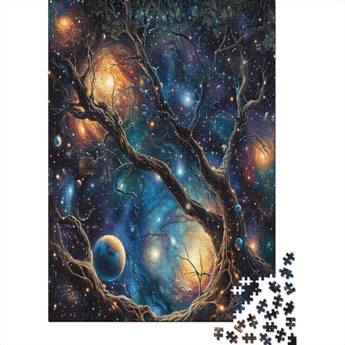 Kosmische Planeten Puzzle 1000 Teile Puzzles Für Erwachsene Lernspiel Herausforderungsspielzeug 1000-teilige Puzzlespiel Für Erwachsene Kinder Puzzel 1000pcs (75x50cm) von LeHuaiMa