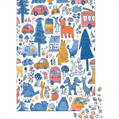 LKW Puzzlespiel 1000 Teile Puzzle Für Erwachsene Und Kinder Ab 14 Jahren, Puzzle Erwachsenen Puzzlespi Puzzel 1000pcs (75x50cm) von LeHuaiMa