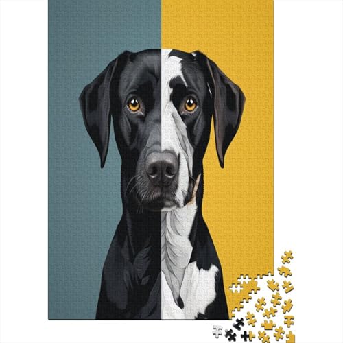 Labradorhund Puzzle 1000 Teile Für Erwachsene Und Kinder Ab 14 Jahren Für Stressabbauer Puzzel 1000pcs (75x50cm) von LeHuaiMa