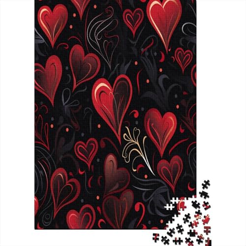 Liebe Puzzle 1000 Teile Für Erwachsene Und Kinder Ab 14 Jahren Für Stressabbauer Puzzel 1000pcs (75x50cm) von LeHuaiMa