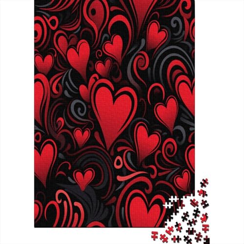 Liebe Puzzle 1000 Teile Puzzles Für Erwachsene Lernspiel Herausforderungsspielzeug 1000-teilige Puzzlespiel Für Erwachsene Kinder Puzzel 1000pcs (75x50cm) von LeHuaiMa
