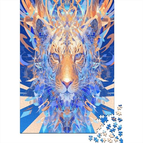 Löwe Puzzle 1000 Teile,für Erwachsene, Impossible Puzzle,farbenfrohes Legespiel,GesKükenlichkeitsspiel Für Die Ganze Familie,Erwachsenenpuzzle Puzzel 1000pcs (75x50cm) von LeHuaiMa