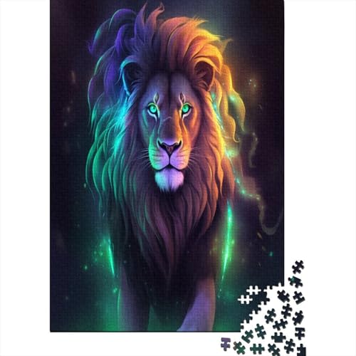 Löwe Puzzle 1000 Teile Erwachsene, Puzzlespiel Jigsaw Puzzles Erwachsenen Puzzlespiel Puzzel 1000pcs (75x50cm) von LeHuaiMa