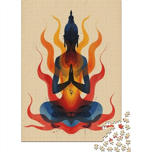 Meditation Puzzlespiel 1000 Teile Puzzles Für Erwachsene Lernspiel Herausforderung Spielzeug 1000 Teile Puzzles Für Erwachsene Kinder Erwachsenen Puzzlespiel Puzzel 1000pcs (75x50cm) von LeHuaiMa
