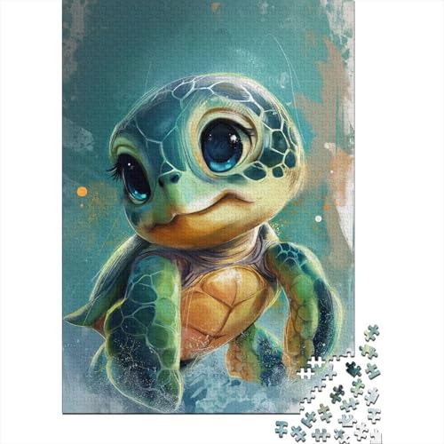 Meeresschildkröte Puzzlespiel 1000 Teile Erwachsene -Puzzle 1000 Stück Spiel Puzzles Für Erwachsene Kinder Puzzle Erwachsenen Puzzlespiel Puzzel 1000pcs (75x50cm) von LeHuaiMa