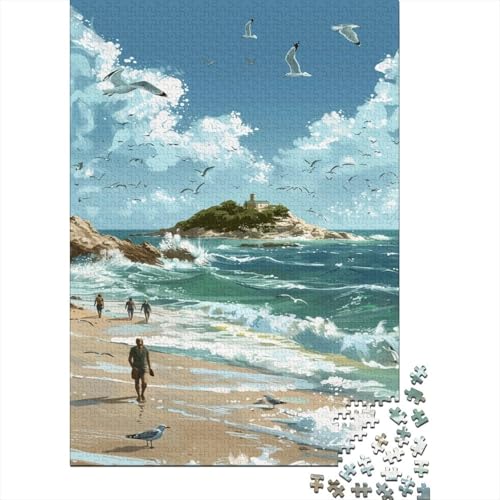 Möwe Puzzlespiel 1000 Teile Erwachsene -Puzzle 1000 Stück Spiel Puzzles Für Erwachsene Kinder Puzzle Erwachsenen Puzzlespiel Puzzel 1000pcs (75x50cm) von LeHuaiMa