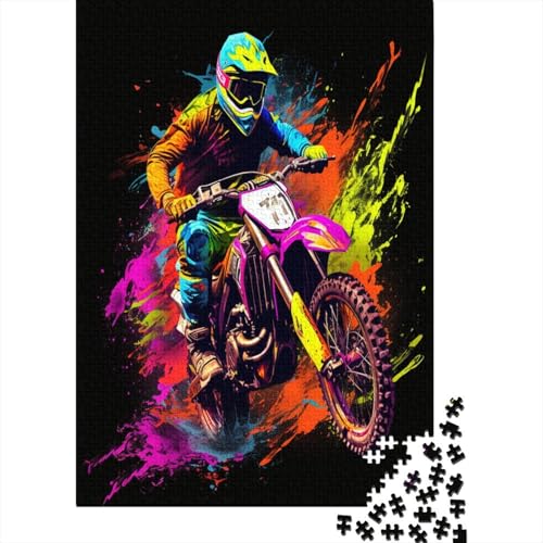Motorrad Puzzlespiel 1000 Teile Erwachsene -Puzzle 1000 Stück Spiel Puzzles Für Erwachsene Kinder Puzzle Erwachsenen Puzzlespiel Puzzel 1000pcs (75x50cm) von LeHuaiMa