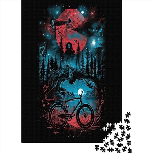 Mountainbiken Puzzle 1000 Teile Erwachsener Kniffel Spaß Für Die Ganze Familie - Abwechslungsreiche 1000 Puzzleteilige Motive Puzzle Erwachsene, Puzzel 1000pcs (75x50cm) von LeHuaiMa