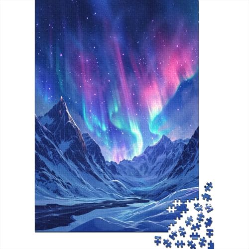 Nordlichter Puzzle 1000 Teile Erwachsener Kniffel Spaß Für Die Ganze Familie - Abwechslungsreiche 1000 Puzzleteilige Motive Puzzlespiel Erwachsene, Puzzel 1000pcs (75x50cm) von LeHuaiMa