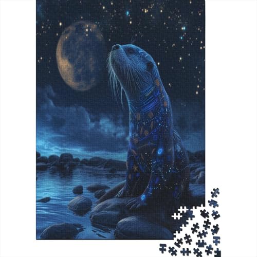 Otter Puzzle 1000 Teile Erwachsener Kniffel Spaß Für Die Ganze Familie - Abwechslungsreiche 1000 Puzzleteilige Motive Puzzlespiel Erwachsene, Puzzel 1000pcs (75x50cm) von LeHuaiMa