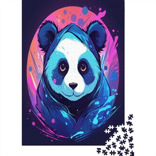 Panda Puzzle 1000 Teile Für Erwachsene Und Kinder Ab 14 Jahren Für Stressabbauer Puzzel 1000pcs (75x50cm) von LeHuaiMa