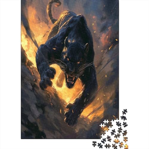 Panther Puzzle 1000 Teile Puzzle Für Erwachsene Und Kinder Ab 14 Jahren Puzzel 1000pcs (75x50cm) von LeHuaiMa