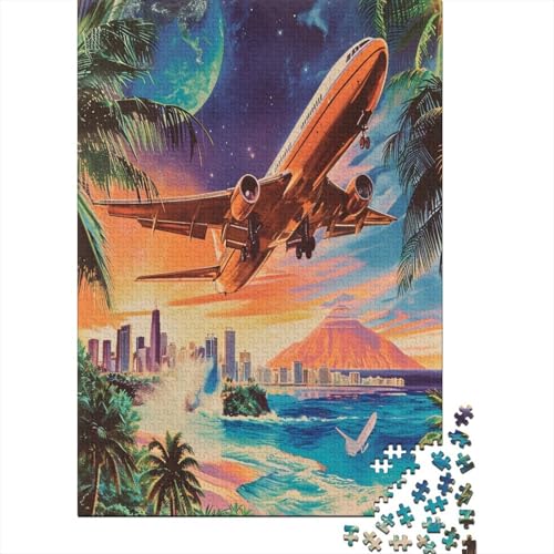 Passenger Luftfahrzeuge Puzzle 1000 Teile Für Erwachsene Und Kinder Ab 14 Jahren Für Stressabbauer Puzzel 1000pcs (75x50cm) von LeHuaiMa