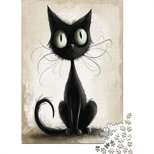 Persian Kat Puzzle 1000 Teile Puzzles Für Erwachsene Lernspiel Herausforderungsspielzeug 1000-teilige Puzzlespiel Für Erwachsene Kinder Puzzel 1000pcs (75x50cm) von LeHuaiMa