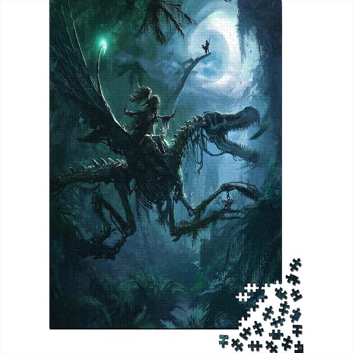 Pterosaurier.kgm Puzzle 1000 Teile Erwachsene Puzzles Für Erwachsene Klassische Puzzles 1000 Teile Erwachsene Puzzlespiel Schwer Pädagogisches Spielzeug Erwachsene Kinder Puzzel 1000pcs (75x50cm) von LeHuaiMa