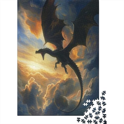 Pterosaurier.kgm Puzzlespiel 1000 Teile Jigsaw Puzzle 1000 Puzzle FüR Erwachsene Kinder Senioren Erwachsenen Puzzlespiel Puzzel 1000pcs (75x50cm) von LeHuaiMa