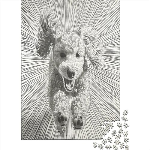 Pudel Puzzle 1000 Teile Erwachsene Puzzles Für Erwachsene Klassische Puzzles 1000 Teile Erwachsene Puzzlespiel Schwer Pädagogisches Spielzeug Erwachsene Kinder Puzzel 1000pcs (75x50cm) von LeHuaiMa