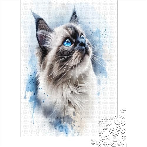Ragdoll Puzzle 1000 Teile Erwachsener Kniffel Spaß Für Die Ganze Familie - Abwechslungsreiche 1000 Puzzleteilige Motive Puzzlespiel Erwachsene, Puzzel 1000pcs (75x50cm) von LeHuaiMa