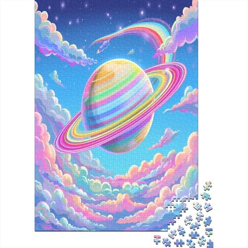 Regenbogen 1000 Teile, Impossible Puzzle,GesKükenlichkeitsspiel Für Die Ganze Familie, Erwachsenenpuzzle Ab 14 Jahren Puzzel 1000pcs (75x50cm) von LeHuaiMa