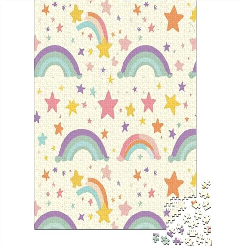 Regenbogen Puzzle 1000 Teile Erwachsener Kniffel Spaß Für Die Ganze Familie - Abwechslungsreiche 1000 Puzzleteilige Motive Puzzlespiel Erwachsene, Puzzel 1000pcs (75x50cm) von LeHuaiMa