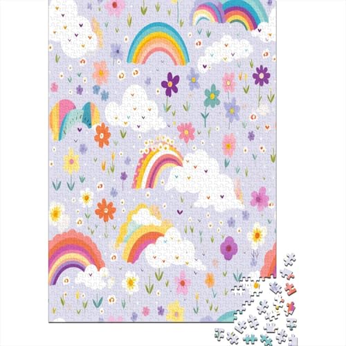 Regenbogen Puzzlespiel 1000 Teile Puzzles Für Erwachsene Lernspiel Herausforderung Spielzeug 1000 Teile Puzzles Für Erwachsene Kinder Erwachsenen Puzzlespiel Puzzel 1000pcs (75x50cm) von LeHuaiMa