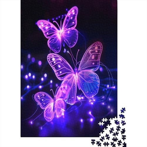 Schmetterling Puzzle 1000 Teile Erwachsene, Puzzlespiel Jigsaw Puzzles Erwachsenen Puzzlespiel Puzzel 1000pcs (75x50cm) von LeHuaiMa