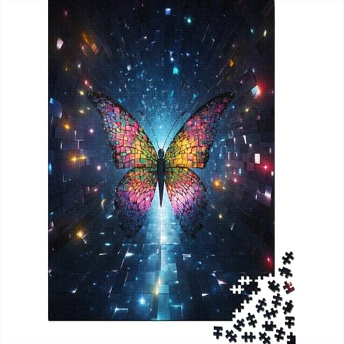Schmetterling Puzzle 1000 Teile Erwachsener Kniffel Spaß Für Die Ganze Familie - Abwechslungsreiche 1000 Puzzleteilige Motive Puzzle Erwachsene, Puzzel 1000pcs (75x50cm) von LeHuaiMa