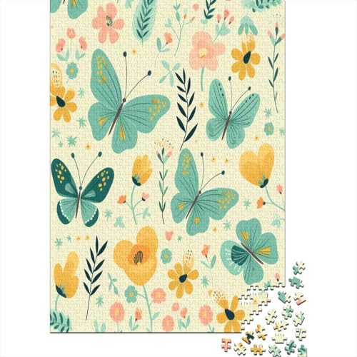 Schmetterling Puzzle 1000 Teile Erwachsener Kniffel Spaß Für Die Ganze Familie - Abwechslungsreiche 1000 Puzzleteilige Motive Puzzlespiel Erwachsene, Puzzel 1000pcs (75x50cm) von LeHuaiMa