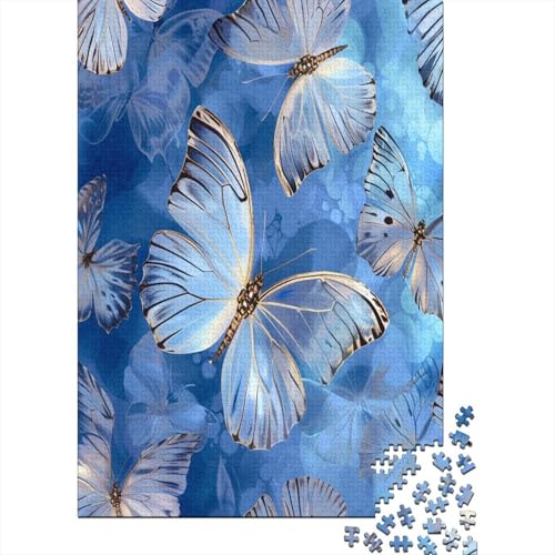 Schmetterling Puzzle 1000 Teile Puzzles Für Erwachsene Lernspiel Herausforderungsspielzeug 1000-teilige Puzzlespiel Für Erwachsene Kinder Puzzel 1000pcs (75x50cm) von LeHuaiMa