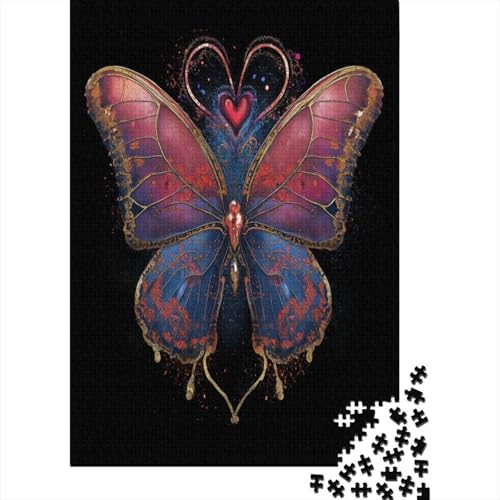 Schmetterlinge Puzzle 1000 Teile Puzzle Für Erwachsene Und Kinder Ab 14 Jahren Puzzel 1000pcs (75x50cm) von LeHuaiMa