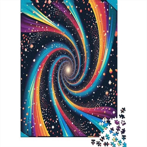 Schwindel Puzzle 1000 Teile Puzzles Für Erwachsene Lernspiel Herausforderungsspielzeug 1000-teilige Puzzlespiel Für Erwachsene Kinder Puzzel 1000pcs (75x50cm) von LeHuaiMa