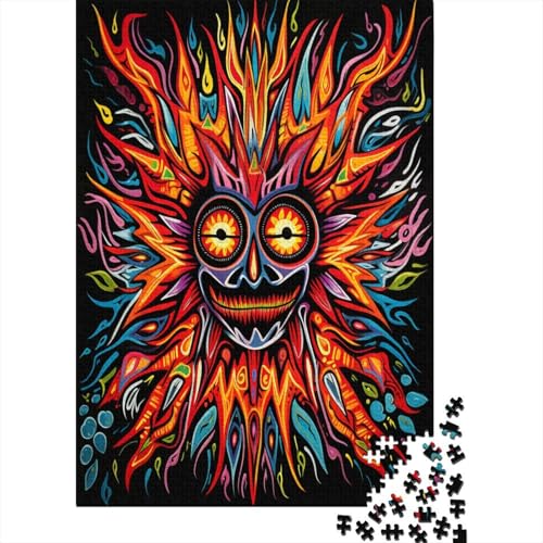 Sonne Puzzle 1000 Teile Puzzles Für Erwachsene Lernspiel Herausforderungsspielzeug 1000-teilige Puzzlespiel Für Erwachsene Kinder Puzzel 1000pcs (75x50cm) von LeHuaiMa
