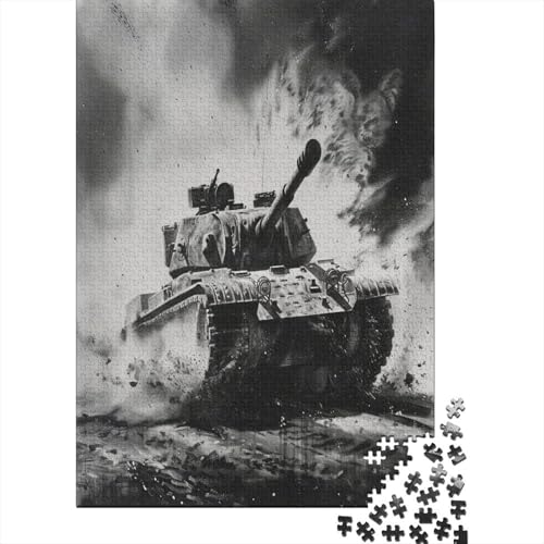 Tank Puzzle 1000 Teile Puzzle Für Erwachsene Und Kinder Ab 14 Jahren,Puzzlespiel Erwachsenen Puzzlespiel Puzzel 1000pcs (75x50cm) von LeHuaiMa