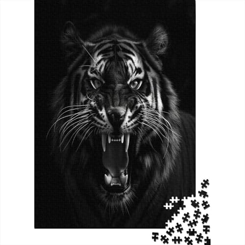 Tiger Puzzle 1000 Teile Erwachsener Kniffel Spaß Für Die Ganze Familie - Abwechslungsreiche 1000 Puzzleteilige Motive Puzzlespiel Erwachsene, Puzzel 1000pcs (75x50cm) von LeHuaiMa
