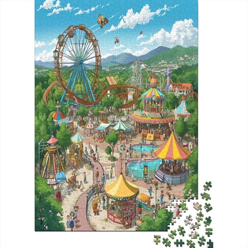 Vergnügungspark Puzzle 1000 Teile Puzzle Für Erwachsene Und Kinder Ab 14 Jahren Puzzel 1000pcs (75x50cm) von LeHuaiMa