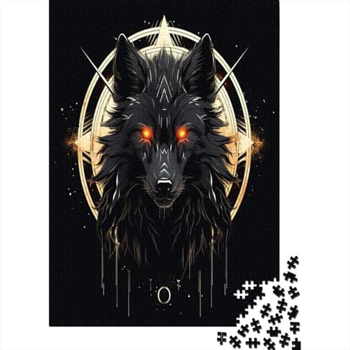 Wolf Puzzle 1000 Teile Erwachsener Kniffel Spaß Für Die Ganze Familie - Abwechslungsreiche 1000 Puzzleteilige Motive Puzzle Erwachsene, Puzzel 1000pcs (75x50cm) von LeHuaiMa