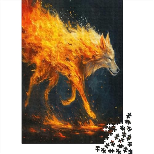 Wolf Puzzlespiel 1000 Teile Puzzles Für Erwachsene Lernspiel Herausforderung Spielzeug 1000 Teile Puzzles Für Erwachsene Kinder Erwachsenen Puzzlespiel Puzzel 1000pcs (75x50cm) von LeHuaiMa