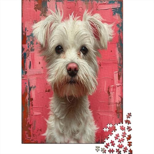 Yorkshire Terrier Puzzlespiel 1000 Teile Puzzle Für Erwachsene Und Kinder Ab 14 Jahren, Puzzle Erwachsenen Puzzlespi Puzzel 1000pcs (75x50cm) von LeHuaiMa