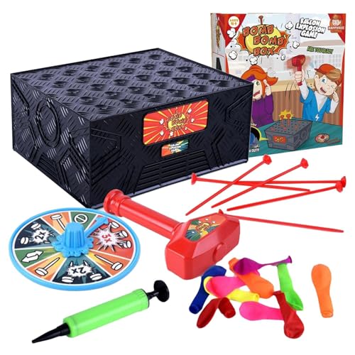 LeKing Balloon Box Game | Prank Blasting Balloon Box Party Game for Children | Balloon Game to Exercise Hand-Eye Coordination for Banquet, Class Activities, Birthday Party, Holiday Party von LeKing