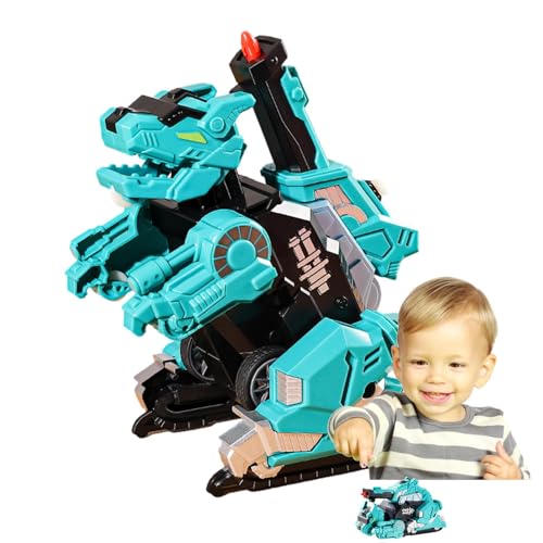 LeKing Dinosaurier-Verwandlungsspielzeug | 2-in-1-Dinosaurierautos,Kleinkindspielzeug für Kinder ab 3 Jahren, Weihnachtsgeburtstagsgeschenke, Lernspielzeug, Dinosaurierfiguren von LeKing