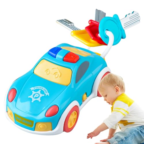 LeKing Polizistenauto-Spielzeug, Spielzeugautos für Kinder | Simulations-Polizistenauto mit Musiklicht | Mechanische Getriebefahrzeuge, Spielzeuggeschenk, kleine Spielauto-Partygeschenke von LeKing