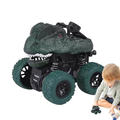 LeKing Reibungsbetriebene Autos | Pädagogische Dino-Trägheitsautos | Tierautospielzeug für Kinder Jungen und Mädchen im Alter von 3–8 Jahren, Reibungsspielzeug, Dinosaurierspielzeug, Geschenke von LeKing