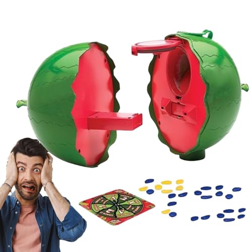 LeKing Wassermelonen-Smash, Wassermelonen-Crack-Spiel - Wassermelonenspielzeug für Kinder | Lehrreich für Familientreffen, inklusive Partyzubehör und ansprechendem Wassermelonenspielzeug für Kinder von LeKing