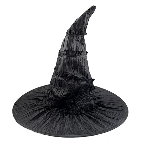 LeMarnia Schwarzer Hexenhut Halloween Kostüm Maskerade Karneval Cosplay Zubehör LeMarnia Schwarzer Hexenhut Halloween Kostüm Maskerade Karneval Cosplay Zubehör von LeMarnia