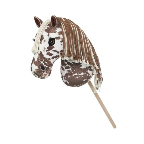 LeMieux Hobby Horse Montana - Braun-Weiß-Appaloosa - Realistischer Kopf - Perfekt für Kinder von LeMieux