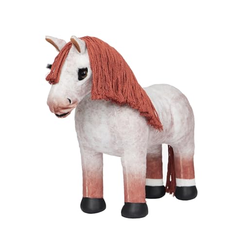 LeMieux Toy Pony Poppy - Strawberry Roan Pony - Inklusive marineblauem Markenteppich mit Griff - Geeignet für Kinder ab 3 Jahren von LeMieux