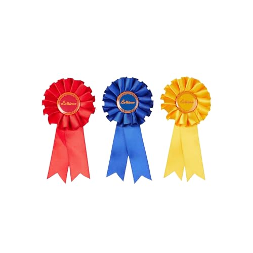 LeMieux Toy Pony Rosette Pack - Set mit drei Satin-Gewinnerrosetten - Gratuliere deinem Spielzeug-Pony - Geeignet für Kinder ab 3 Jahren von LeMieux