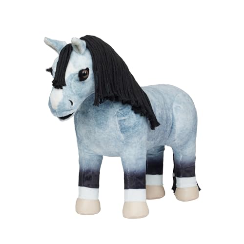 LeMieux Toy Pony Storm - Blue Roan Pony - Inklusive marineblauem Markenteppich mit Griff - Geeignet für Kinder ab 3 Jahren von LeMieux
