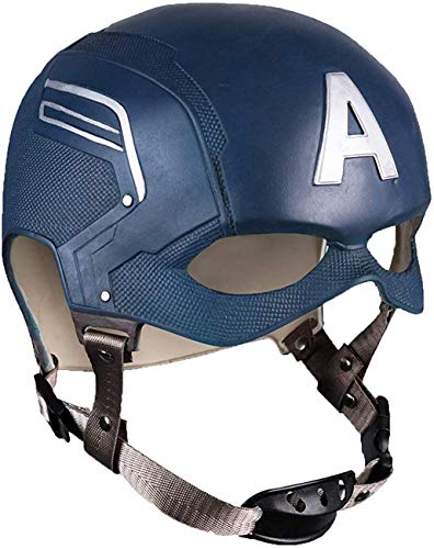 LePyCos Cosplay Helm Latex Filmmaske Avengers Halloween Requisiten Blau von LePyCos